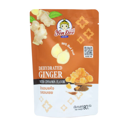 Yindee Brand Dehydrated Ginger Cinnamon Flavor (net weight 80g)