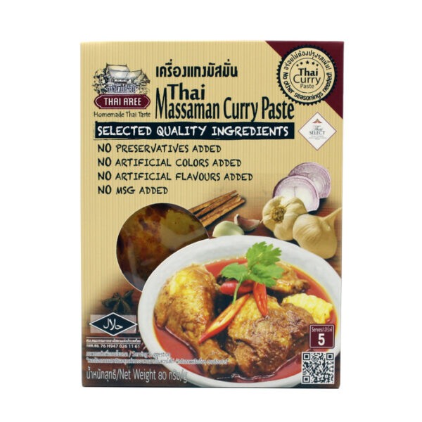Thai Aree Brand Thai Massaman Curry Paste - Image 2