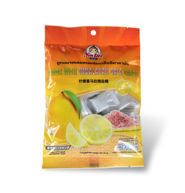 Yindee Brand LEMON with Himalayan Salt Candy (net weight 108g/bag)