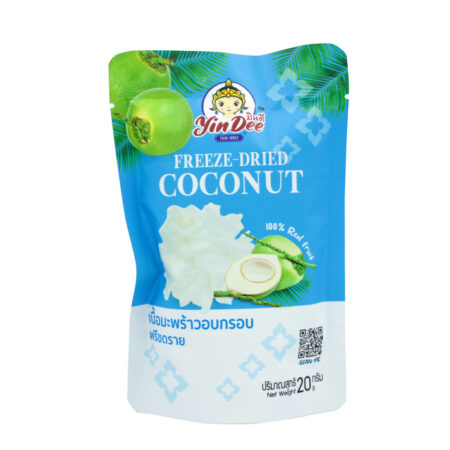 Yindee Brand Freeze-Dried Coconut (net weight 20g)