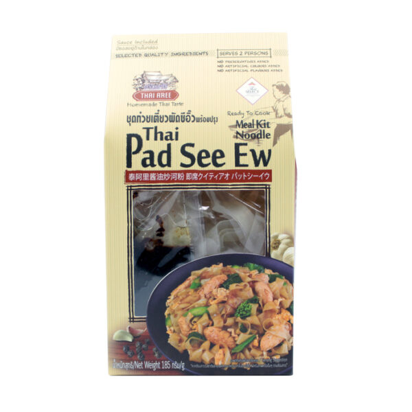 Thai Aree Brand  Ready To Cook Meal Kit Noodle Thai Pad See Ew - Image 3